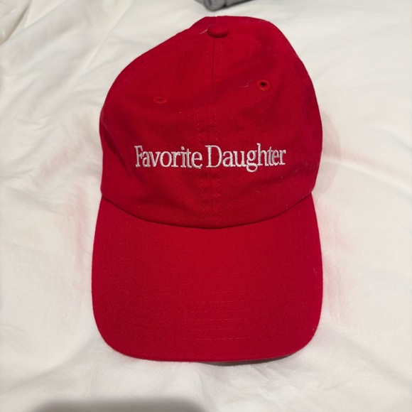 Favorite Daughter Accessories - Favorite Daughter Red Baseball Cap